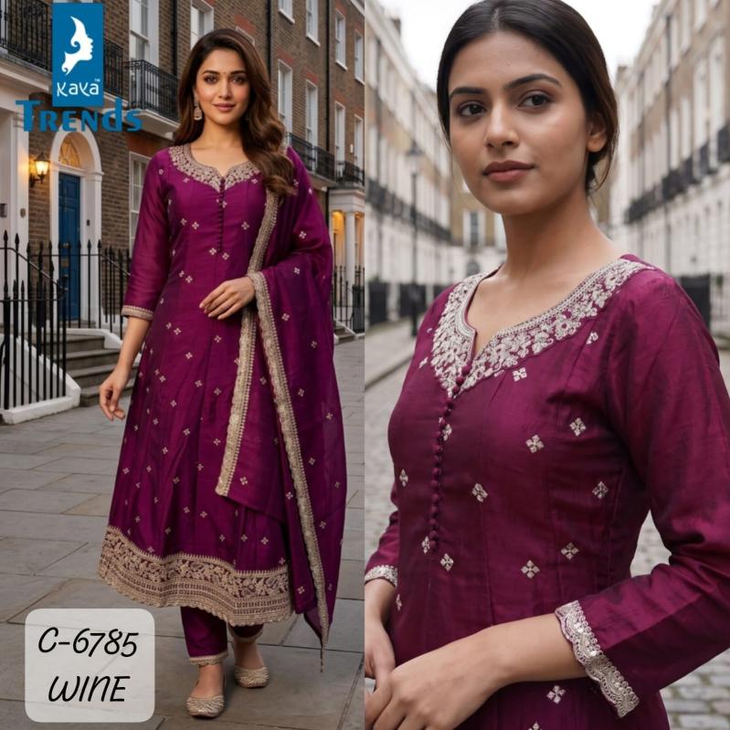 Kaya d.no 6785 work kurti wholesalers in lucknow
